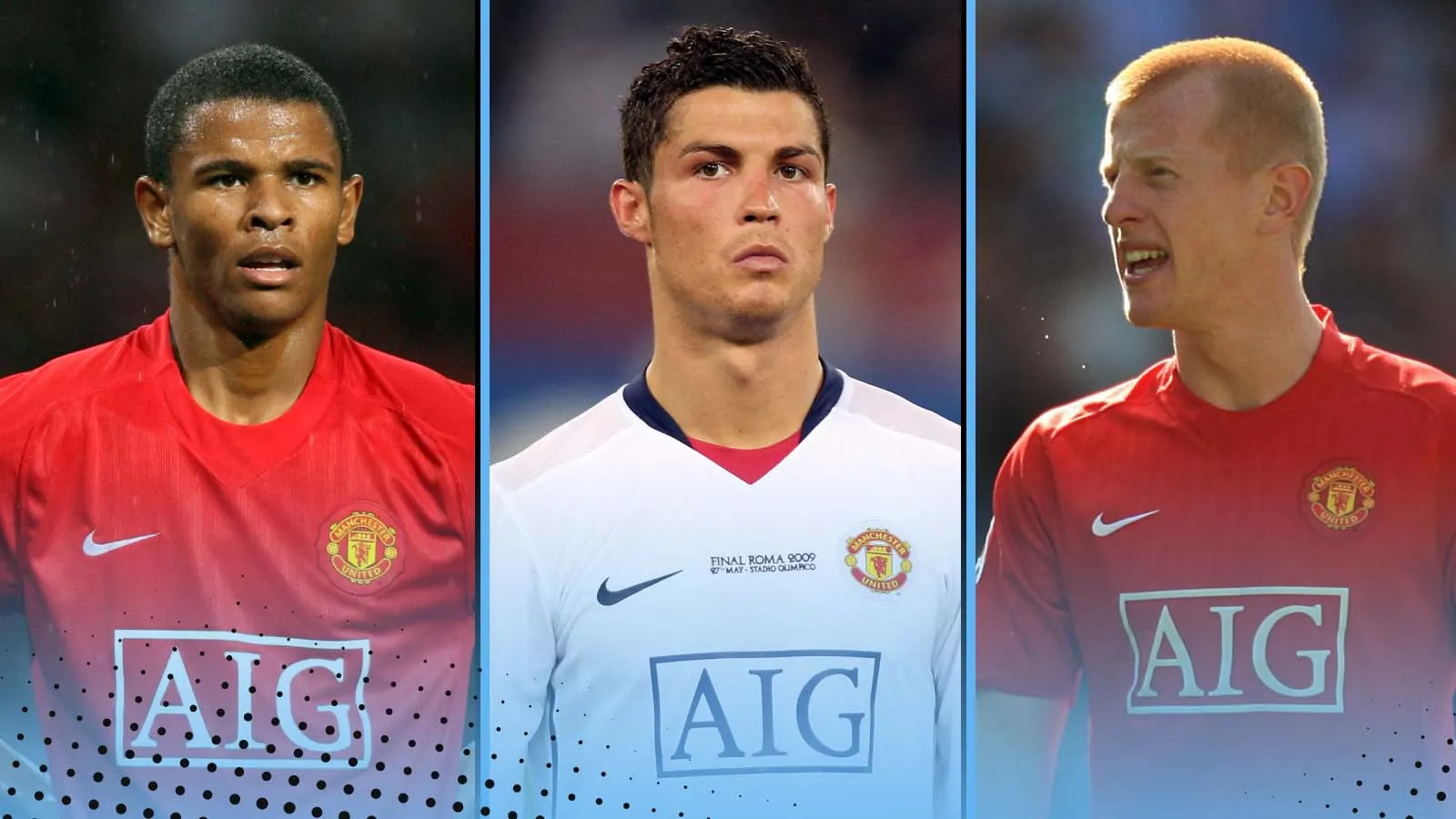 Các cầu thủ Manchester United được bán đi năm 2009, bao gồm Cristiano Ronaldo