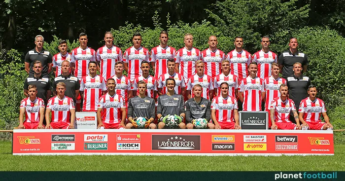 Đội hình FC Union Berlin chụp ảnh trước mùa giải