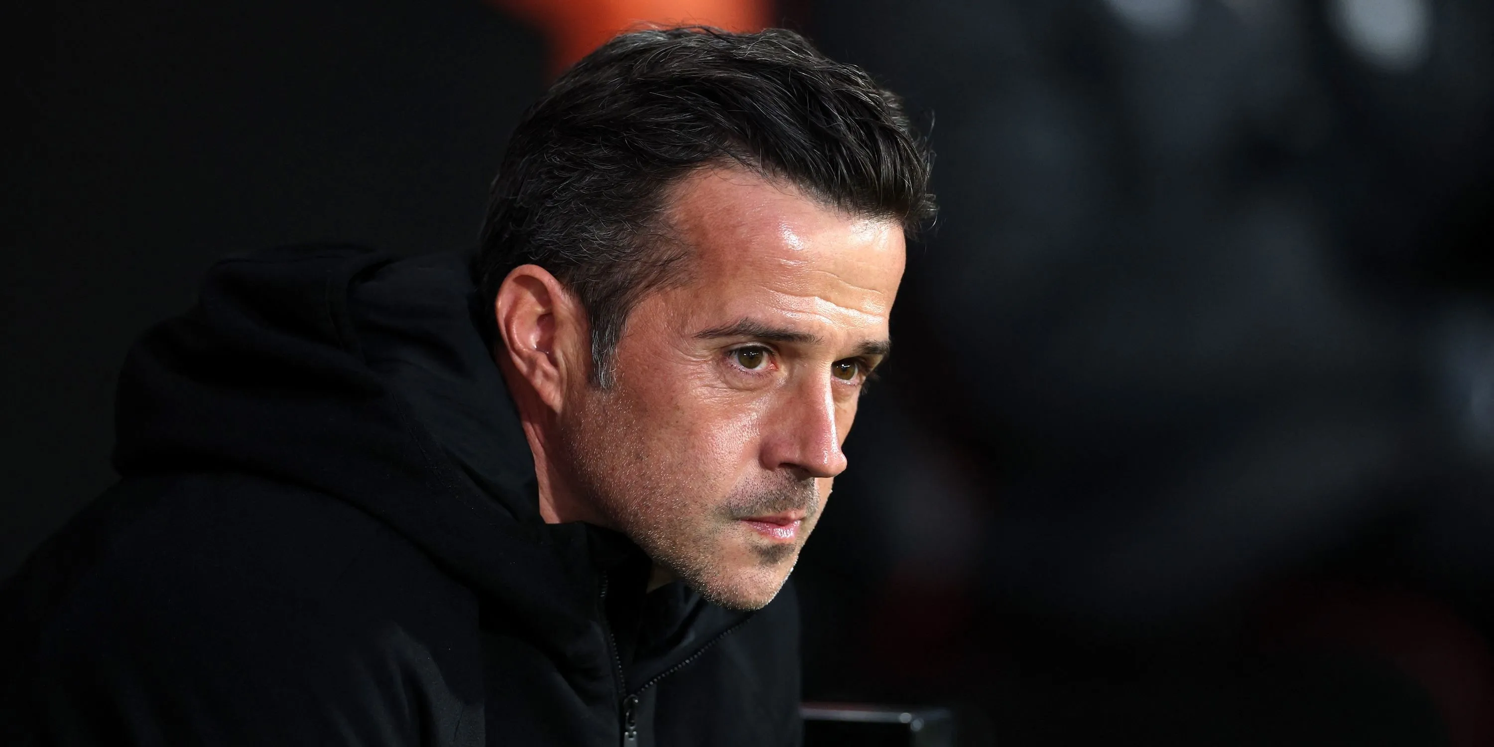HLV Fulham Marco Silva xuất hiện trước một trận đấu