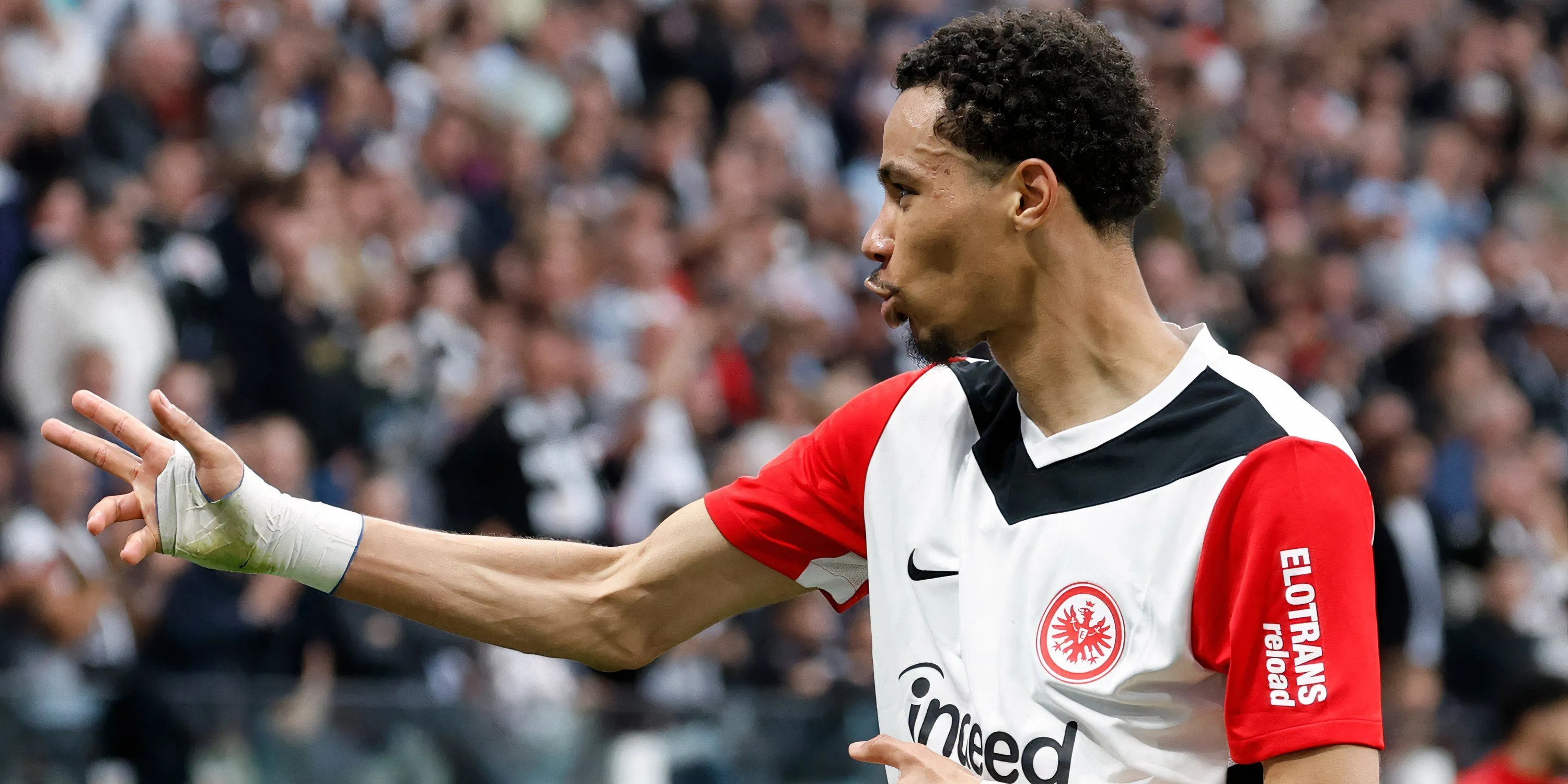 Hugo Ekitiké, tiền đạo Eintracht Frankfurt được Arsenal quan tâm với mức giá cao