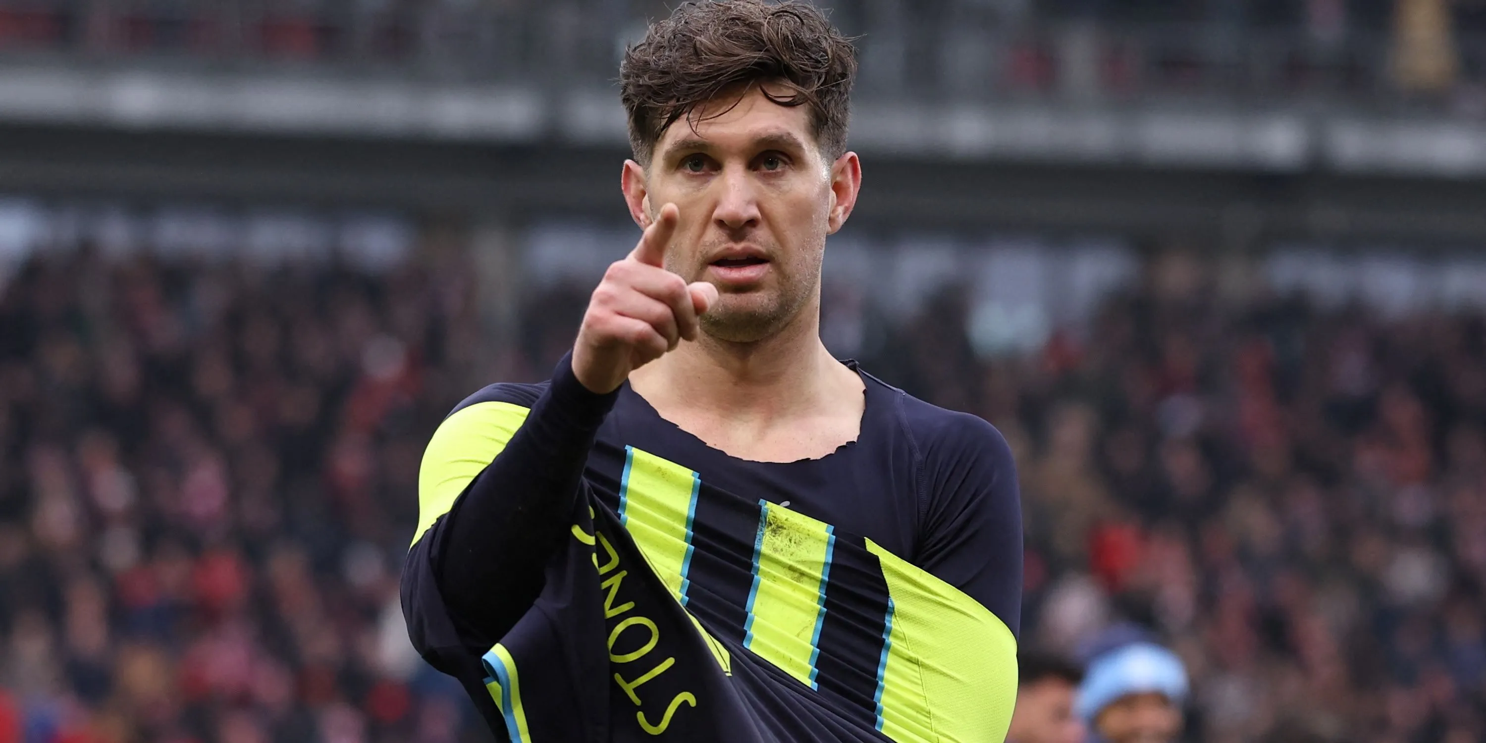 John Stones của Manchester City tỏ ra thất vọng sau một trận đấu