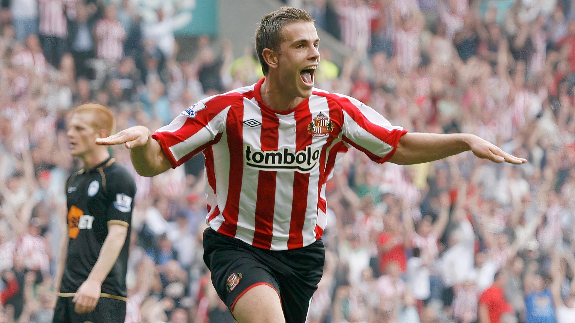 Jordan Henderson trong màu áo Sunderland thời trẻ