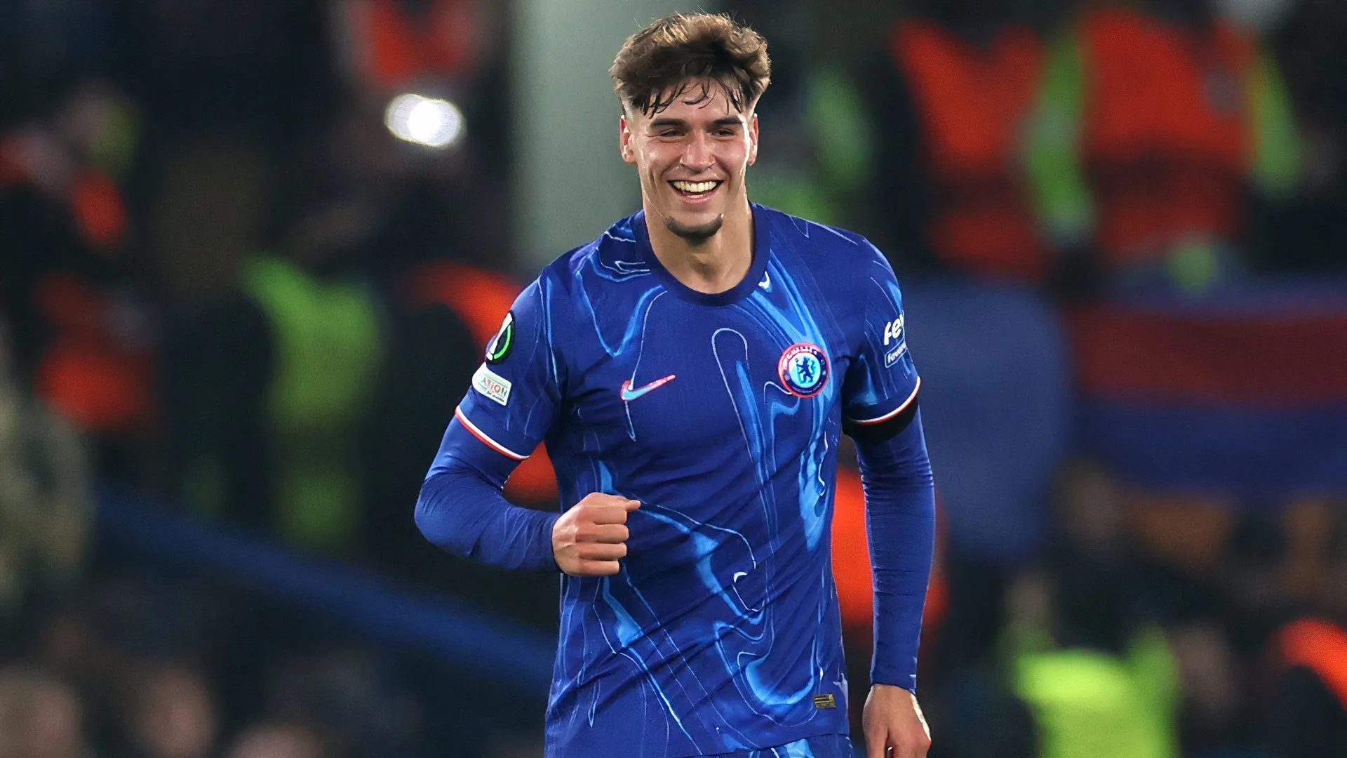 Logo của câu lạc bộ Chelsea, đội bóng chủ quản của Marc Guiu.