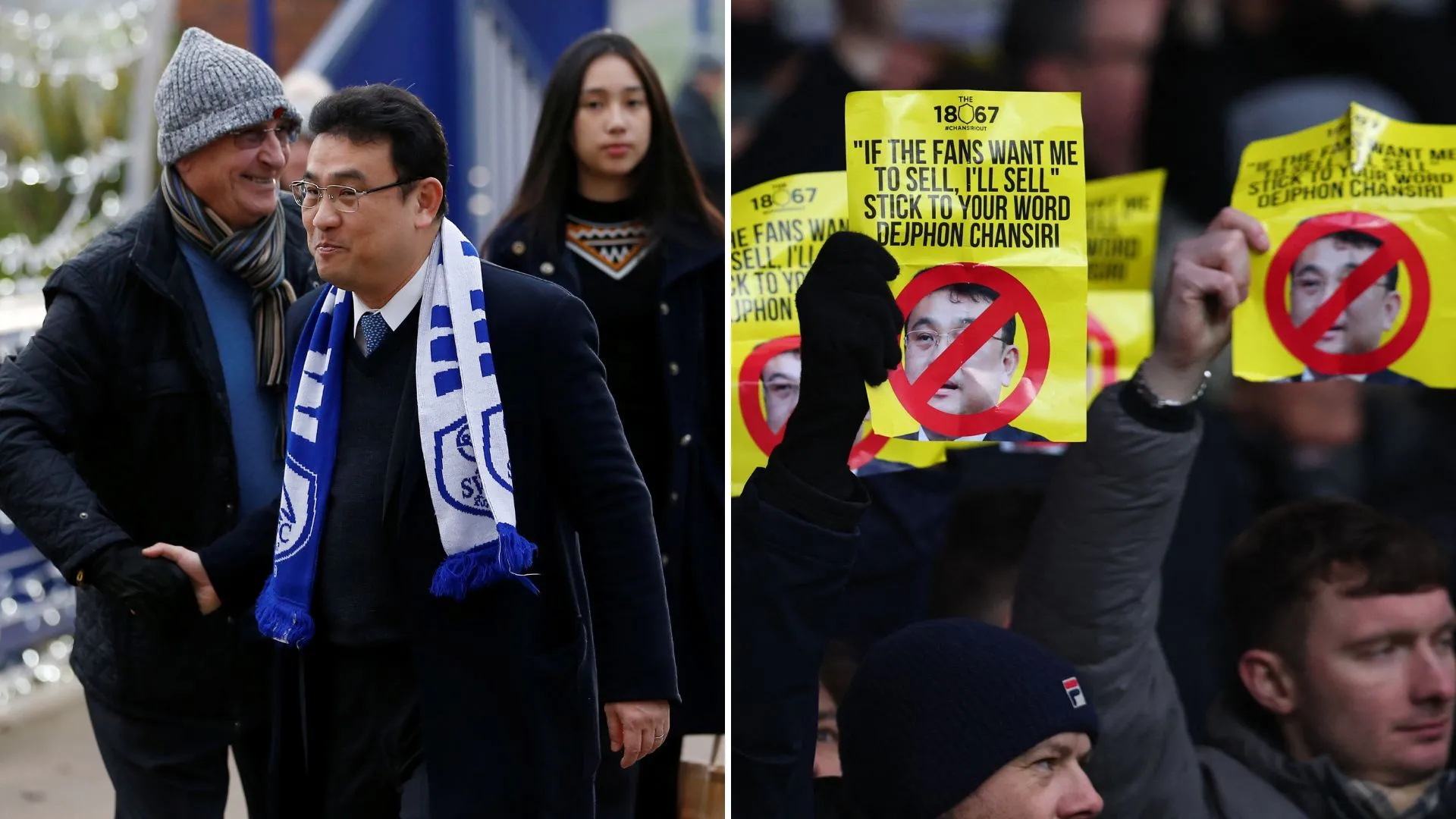 Người hâm mộ Sheffield Wednesday biểu tình phản đối chủ sở hữu Dejphon Chansiri