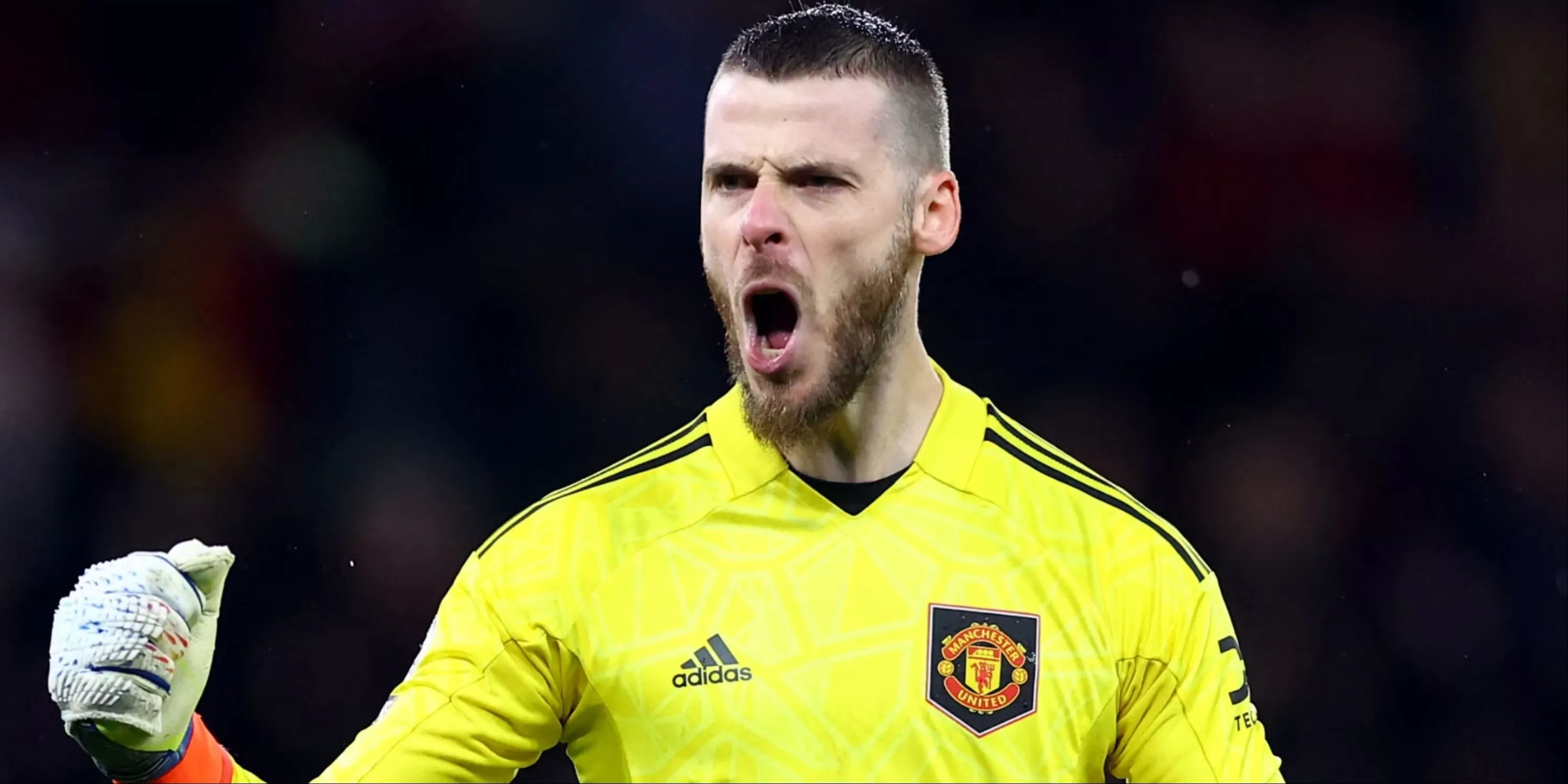Thủ môn David de Gea thực hiện pha cứu thua xuất sắc cho Manchester United