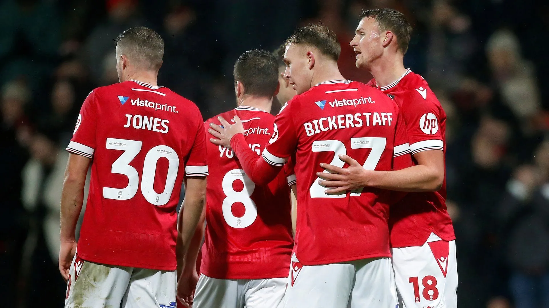 Tiền đạo Sam Dalby trong màu áo Wrexham AFC