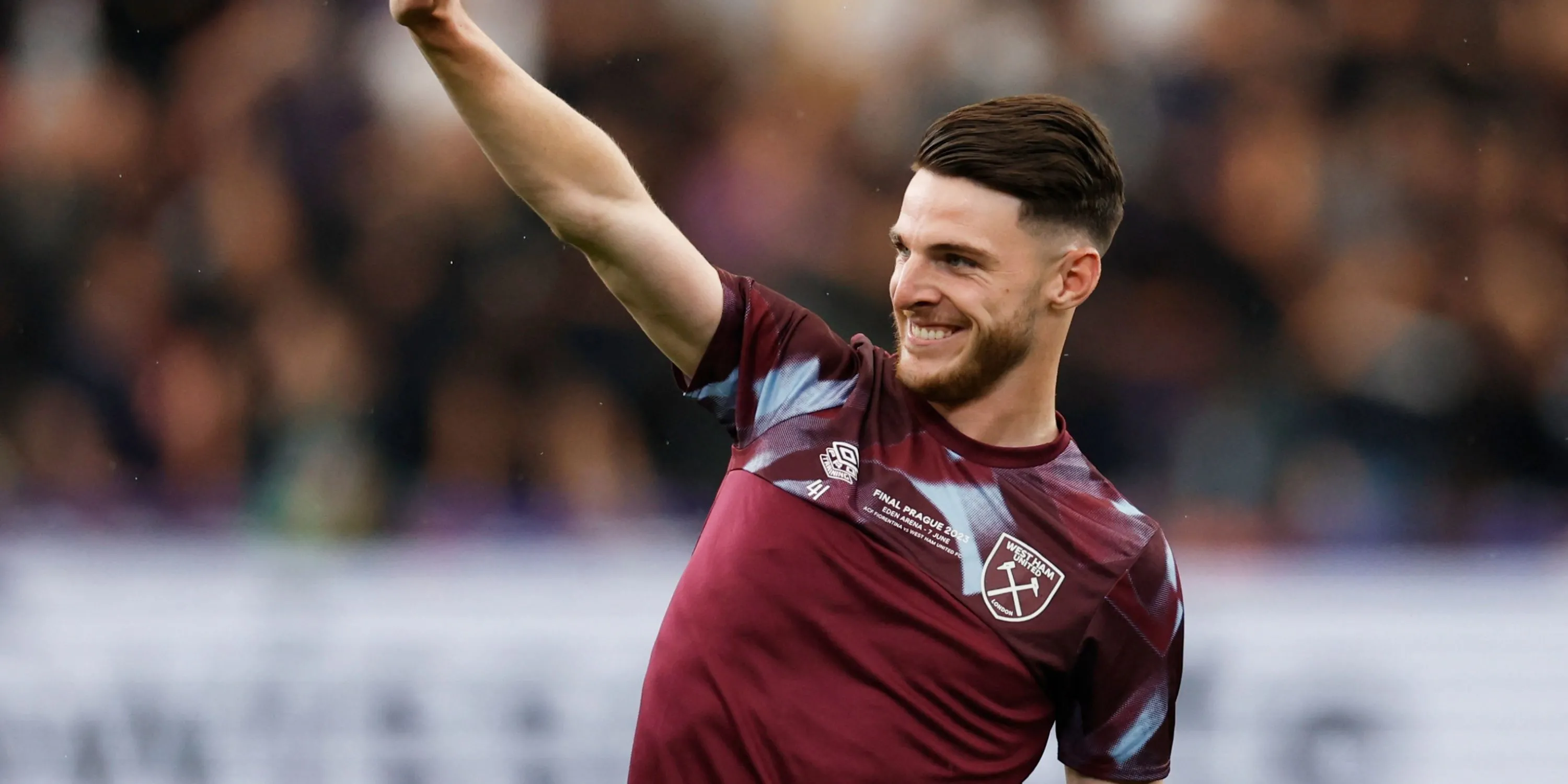Declan Rice ăn mừng bàn thắng cùng West Ham, khẳng định đẳng cấp tiền vệ