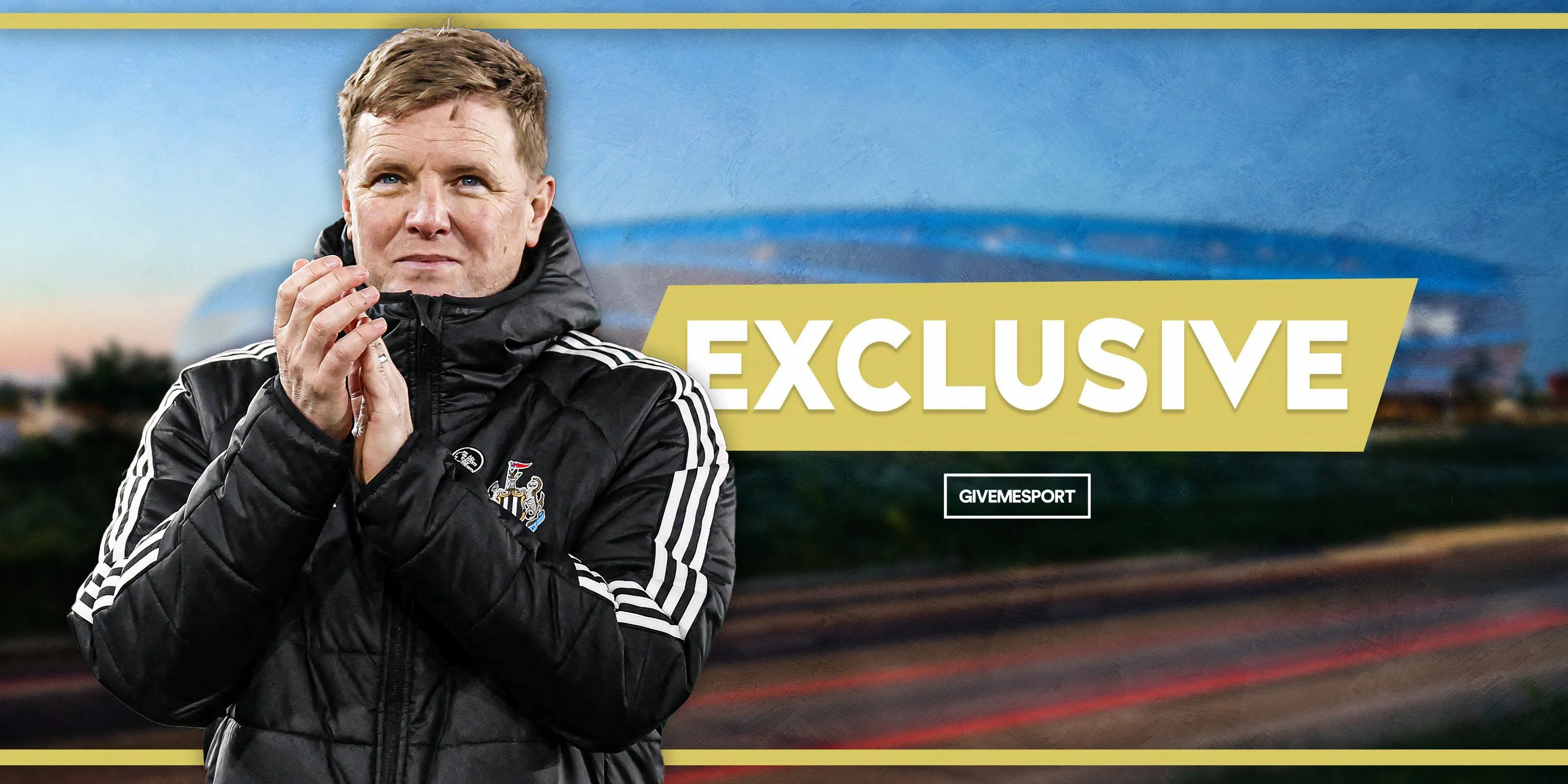 Huấn luyện viên trưởng Newcastle United, Eddie Howe, đang chỉ đạo trên sân
