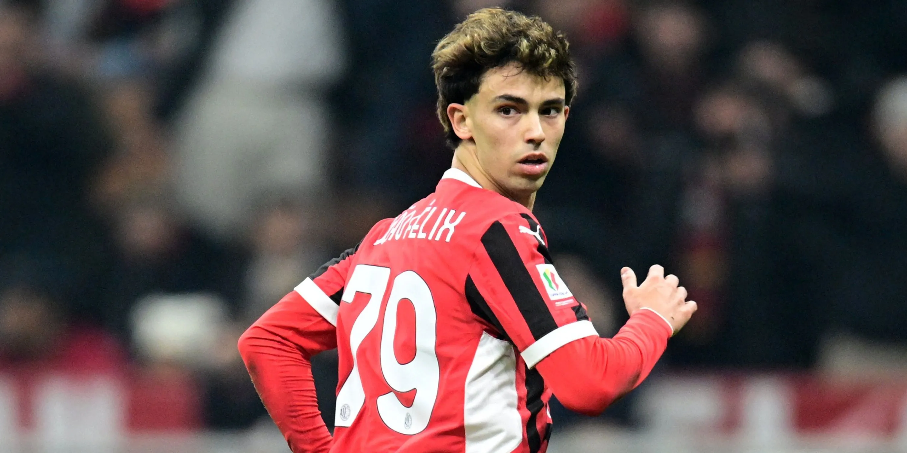 João Félix thi đấu cho AC Milan tại Serie A.