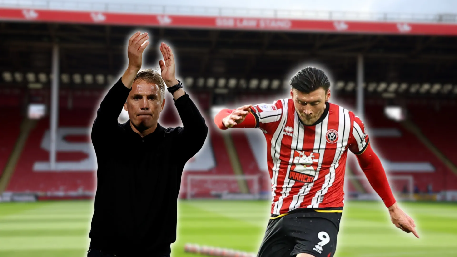 Phil Parkinson và Kieffer Moore trong bối cảnh tin đồn chuyển nhượng về sân Bramall Lane