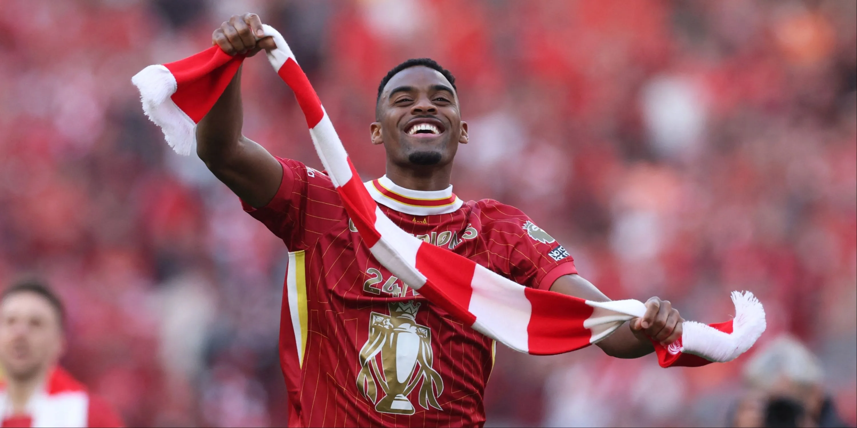 Tiền vệ Ryan Gravenberch trong một trận đấu của Liverpool tại Premier League