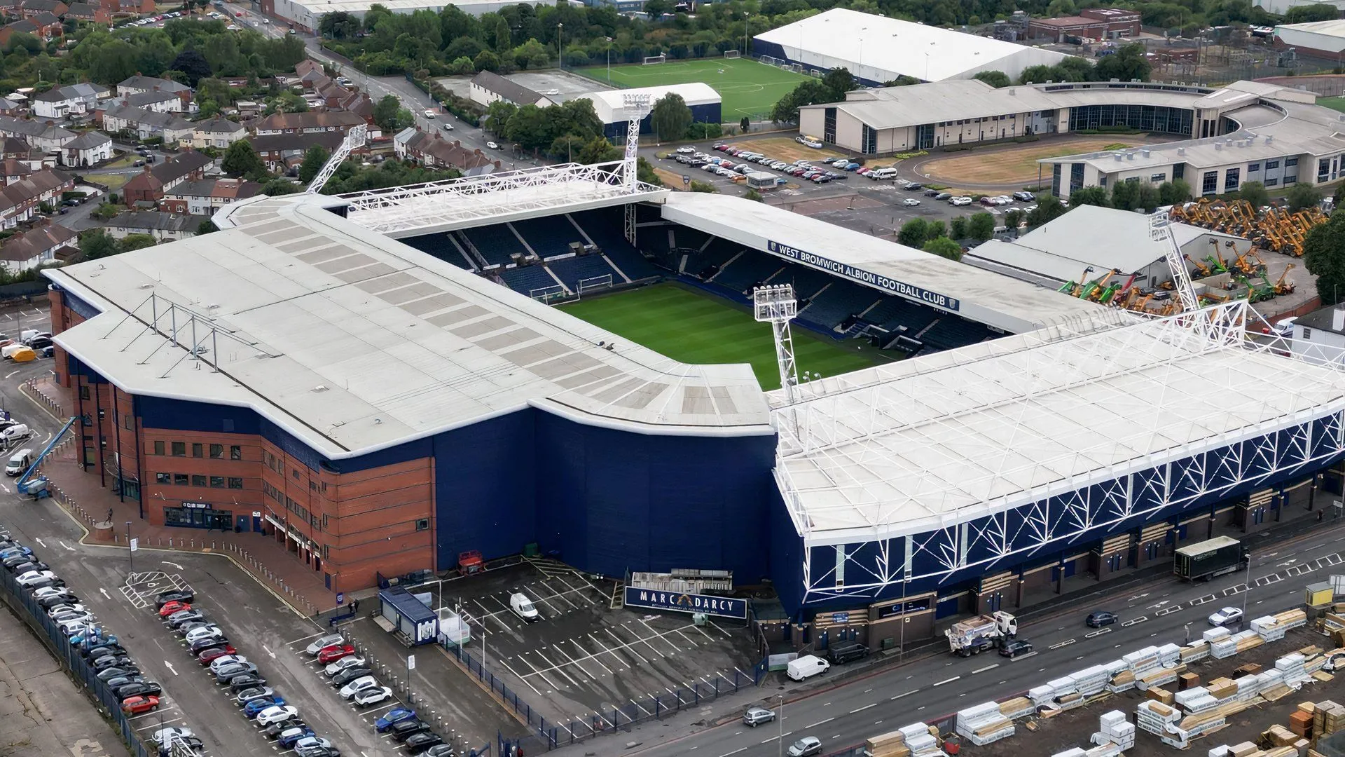 Sân nhà The Hawthorns của West Brom, nơi diễn ra trận đấu quan trọng gặp Leicester City