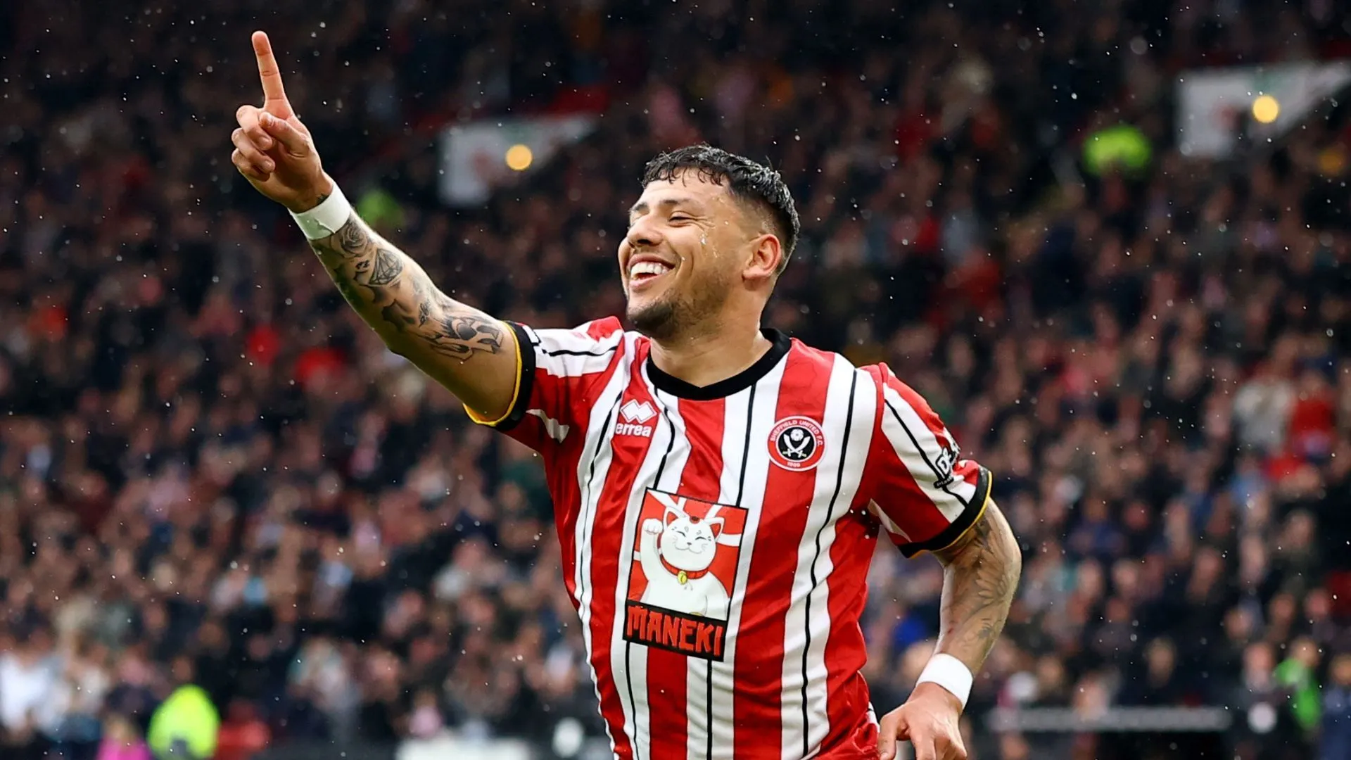 Gus Hamer trong màu áo Sheffield United, ảnh chụp cho thấy dấu ấn hai mùa đã qua nhưng phong độ mùa này giảm sút