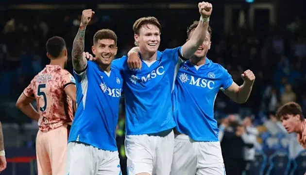 Scott McTominay trong màu áo Napoli được kỳ vọng gánh vác tuyến giữa và tạo đột biến trước Lecce.